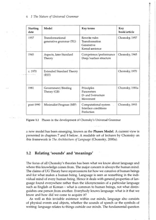 Chomsky's universal grammar 3rd edition cook