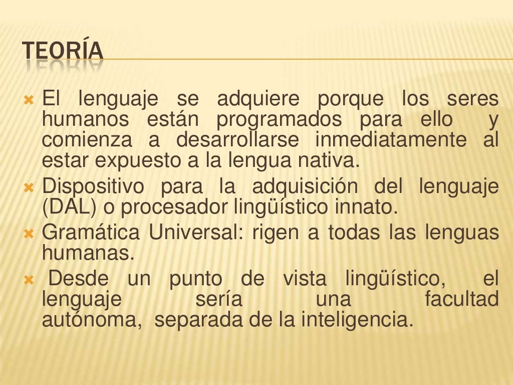 Teoria de chomsky ejemplos_teorias