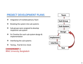 NASA Lunabotics Mining Competition 2012, Chondrobot-2, Bangladesh | PDF