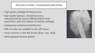 CHONDROSARCOMA an overview, classification and treatment. | PPTX