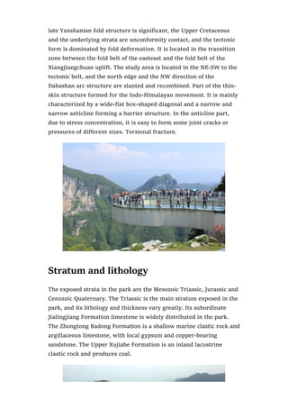 Slanted Strata Chongqing yunyang longgang national geological park | PDF