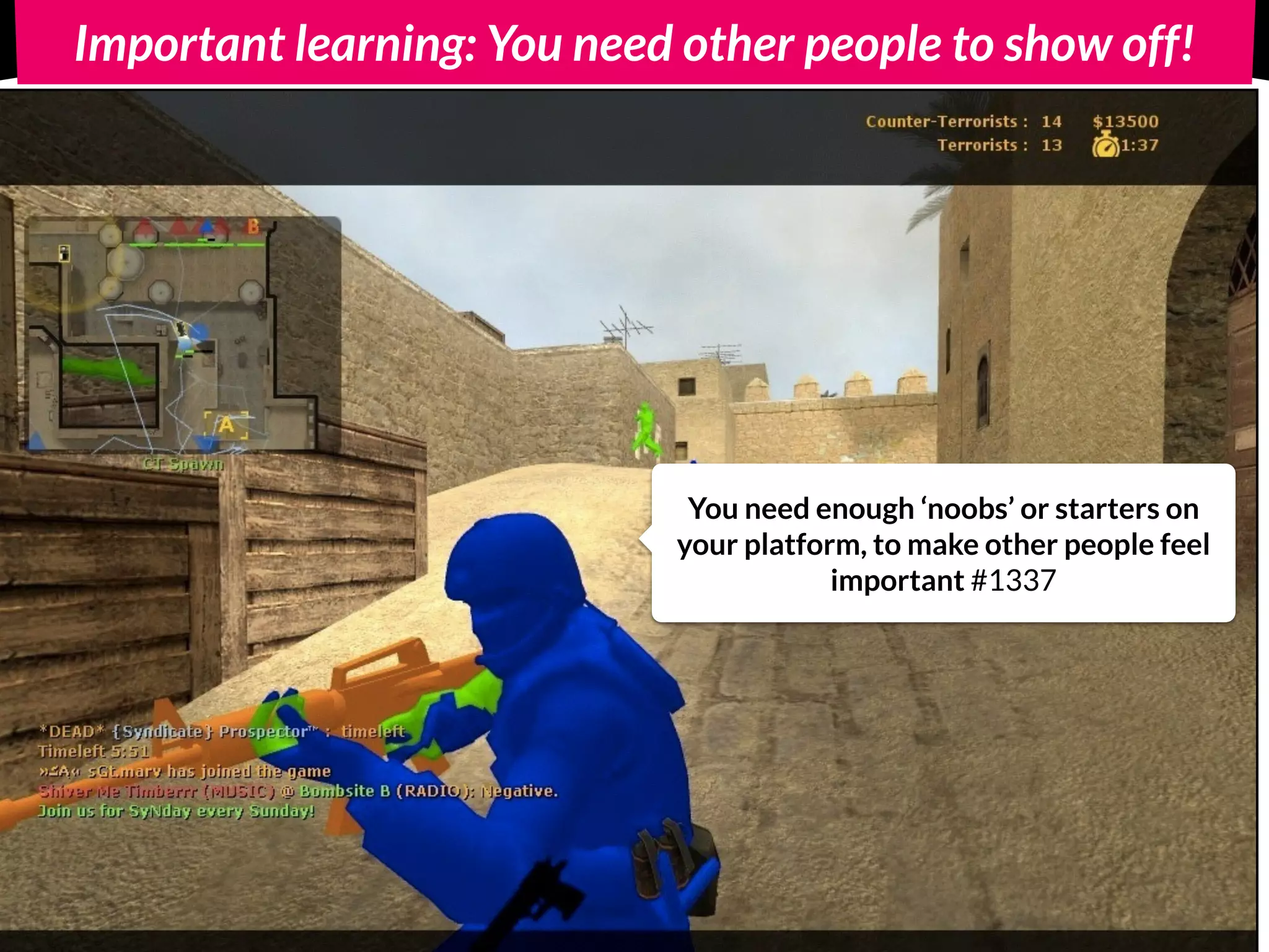 Vanity, reputation…
Vanity is so powerful!
 