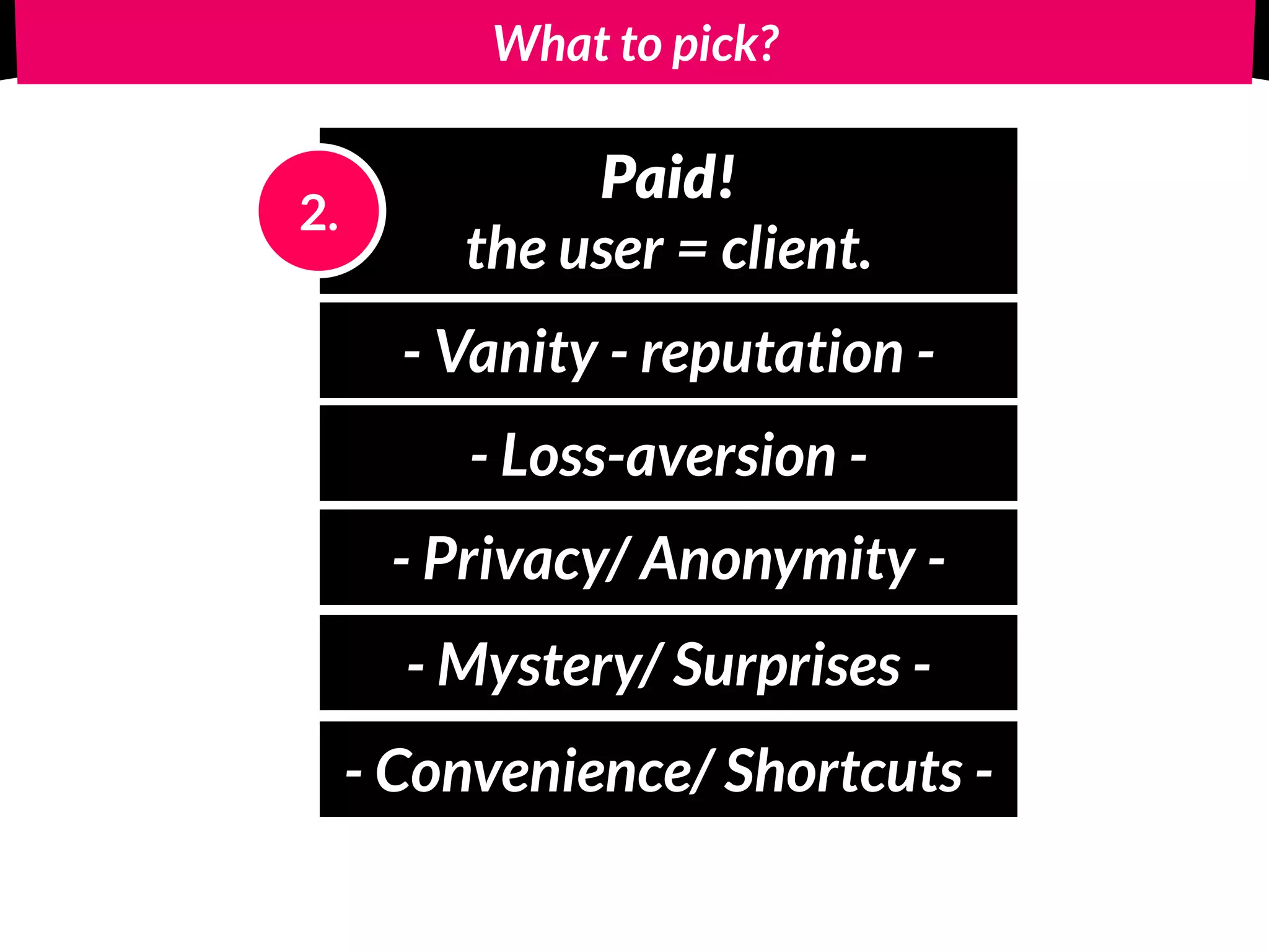 Real life mystery crate (on subscription)
Trust & credibility created by 1 person (not a company)
Example: curated.nl
 