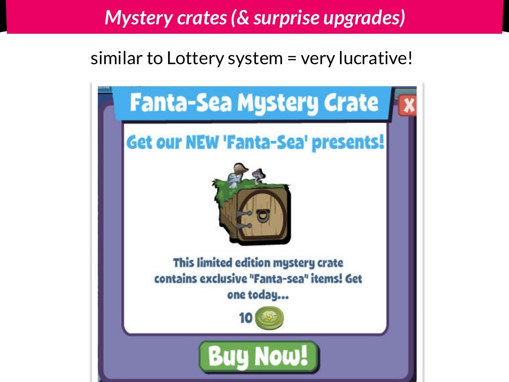 Mystery crates (& surprise upgrades)