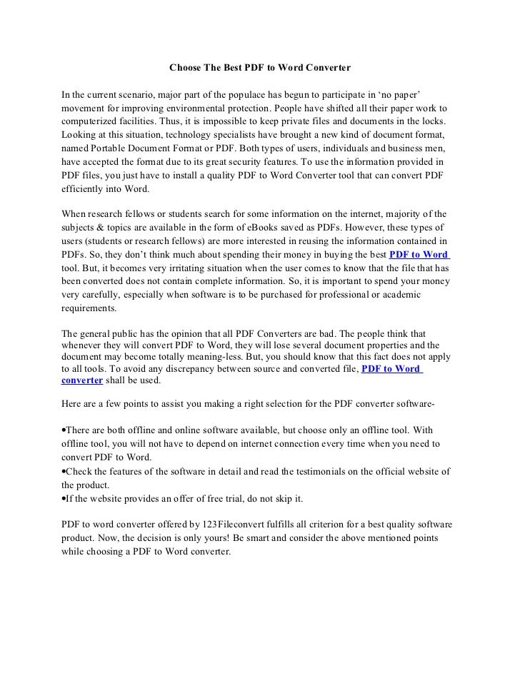 Download Pdf to Word Converter for Doc Free
