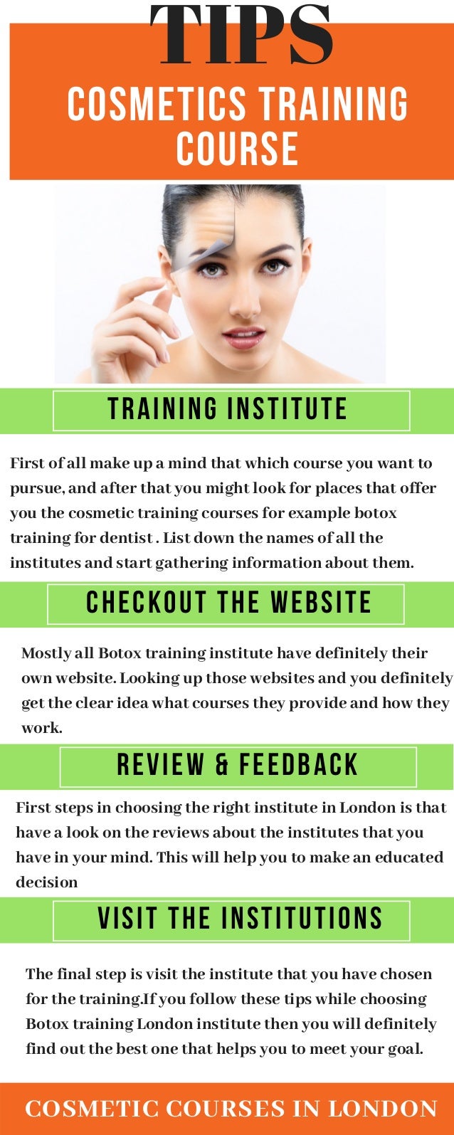 Tips On Choosing Cosmetic Training Courses In London