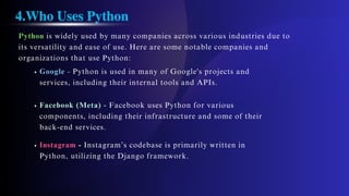 This is all about core python presentation | PDF