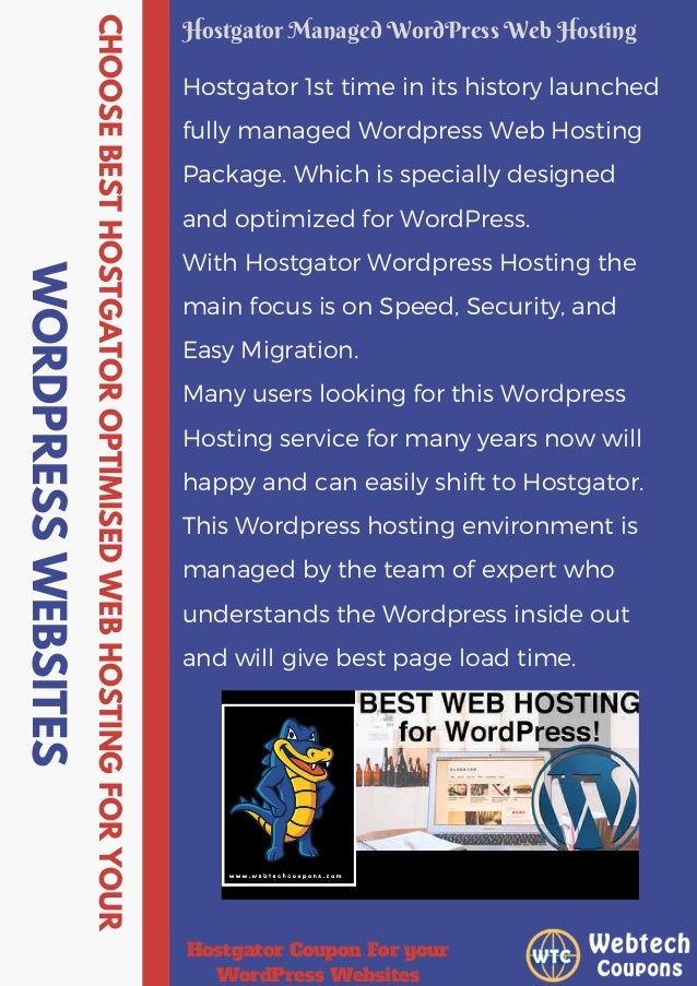 Choose Best Hostgator Optimised Web Hosting For Your Word Press Websi Images, Photos, Reviews