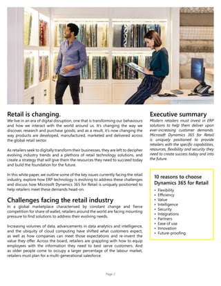 Experience the Power of Dynamics 365 for Retail | PDF