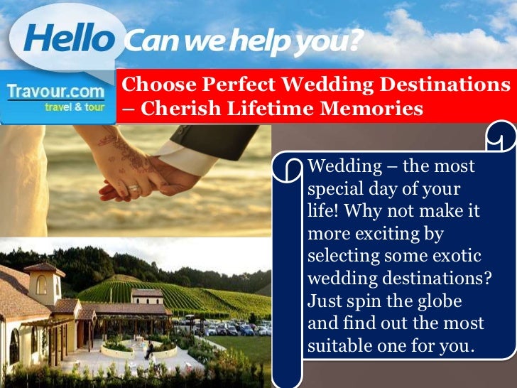 Choose Perfect Wedding Destinations Cherish Lifetime Memories