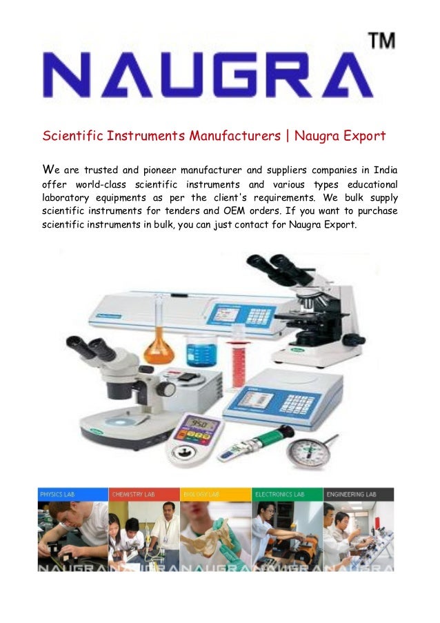 Choose Scientific Instruments Manufacturers