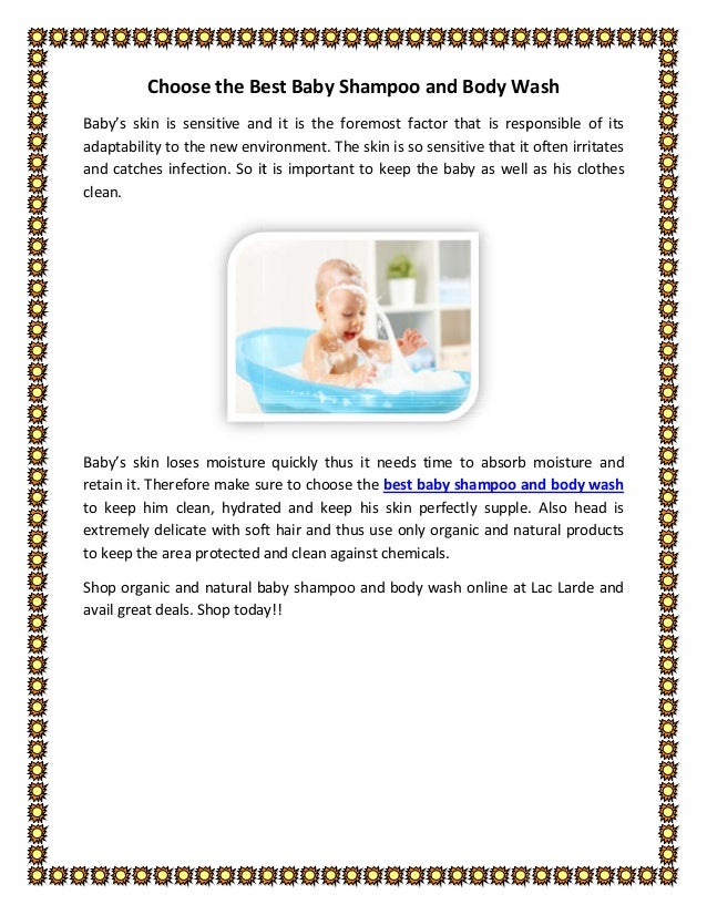 best baby shampoo and wash organic