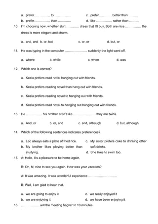 Grammar exercises | DOC