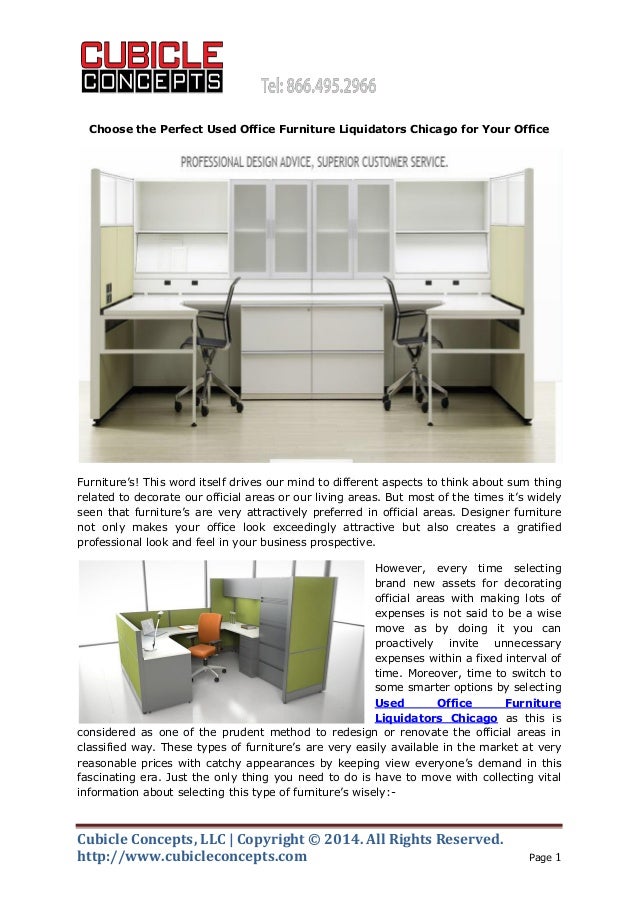 Choose the perfect used office furniture liquidators chicago for your
