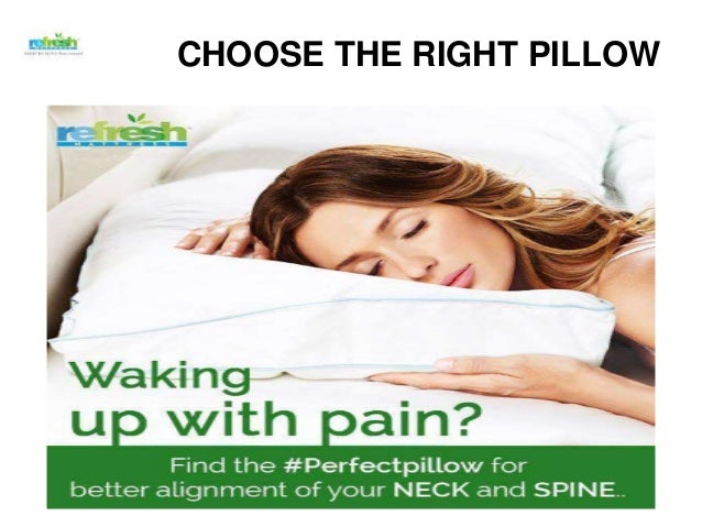 Choose The Right Pillow