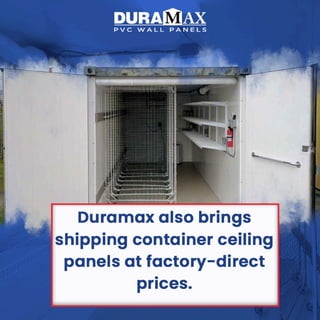 Container Wall Screen Choose vinyl container wall panels for a shipping container renovation ...