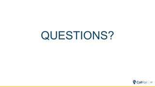 22
QUESTIONS?
 