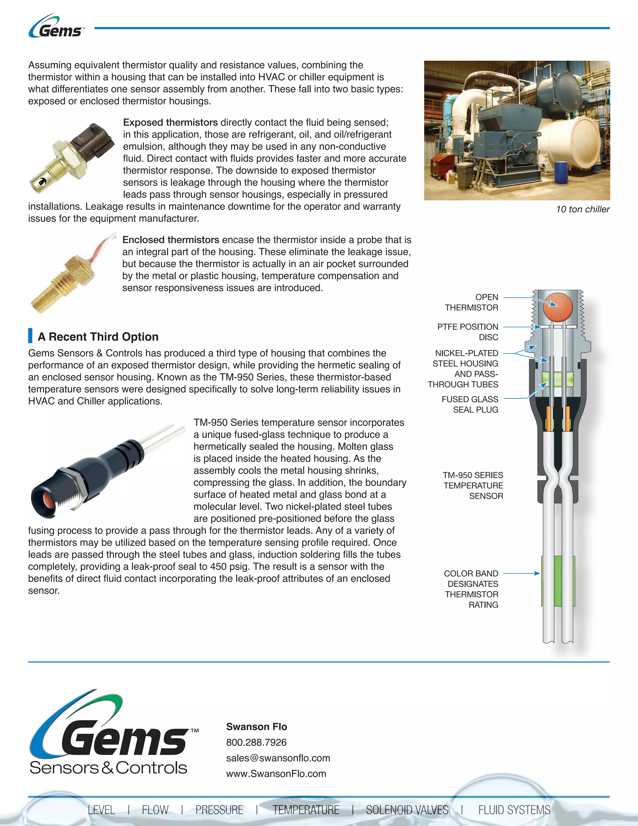 Choosing Temperature Sensors for HVAC and Chiller Equipment | PDF