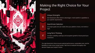 How to Choose the Right Blockchain Platforms for Your Next Project | PPTX