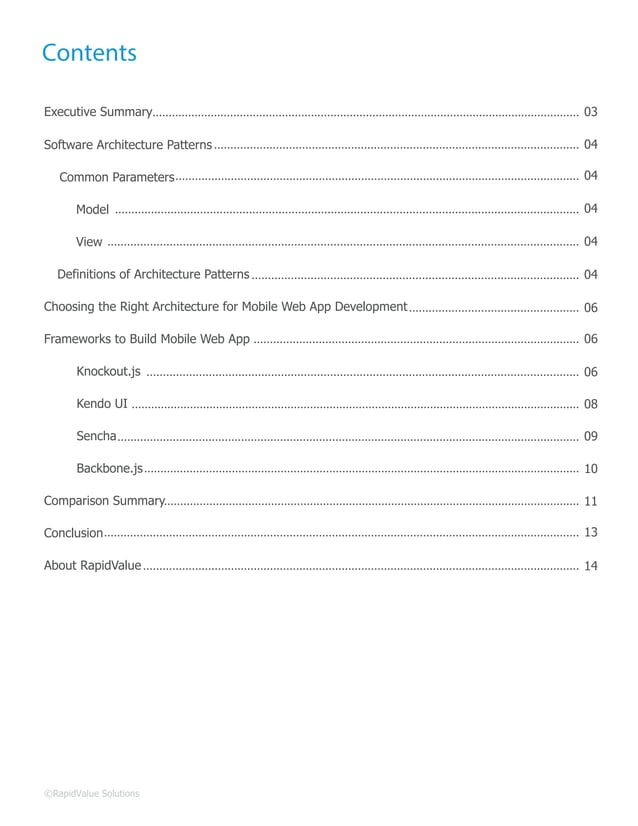 Choosing the Right HTML5 Framework to Build your Mobile Web Application ...