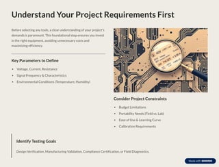 Choosing the Right Test and Measurement Tool for Electronics & Embedded ...