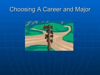 Choosing A Career and Major 