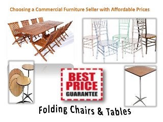 Choose the Best Commercial Furniture Seller in Miami
 