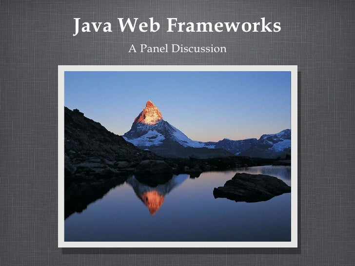 java web framework