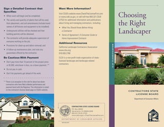 Choosing A Landscape Contractor C 27 | PPT