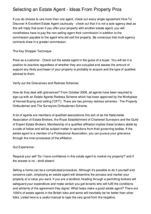 can i sell my house with more than one estate agent