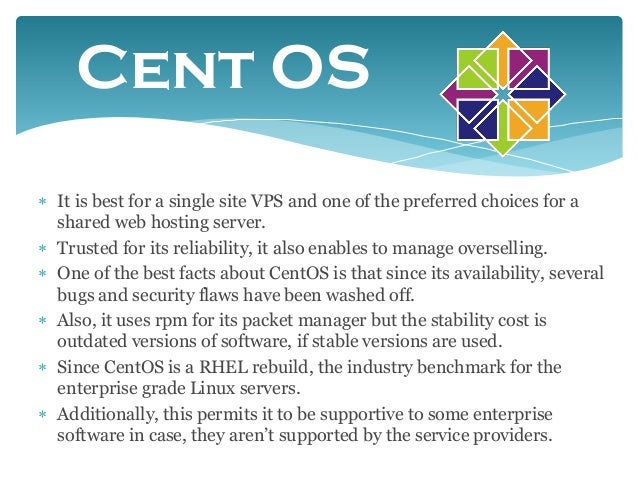 Choosing an operating system for vps hosting