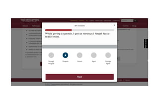 Choosing a path self assessment sample