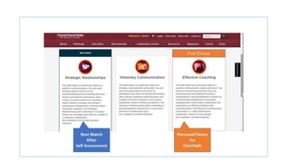 Choosing a path self assessment sample