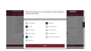 Choosing a path self assessment sample