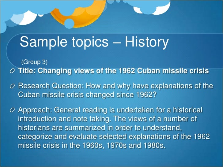 Cuban missile crisis essay questions
