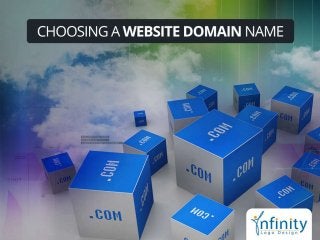 Choosing a website domain name - Infinity Logo Design