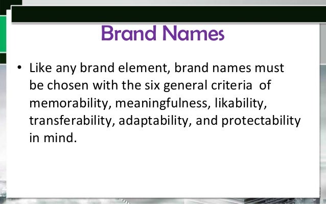 criterias for choosing brand elements Articles for business professionals sponsorship marketing: five criteria for success sponsorship is a friendly way of marketing it's friendlier than advertising. criterias for choosing brand elements Articles for business professionals sponsorship marketing: five criteria for success sponsorship is a friendly way of marketing it's friendlier than advertising.