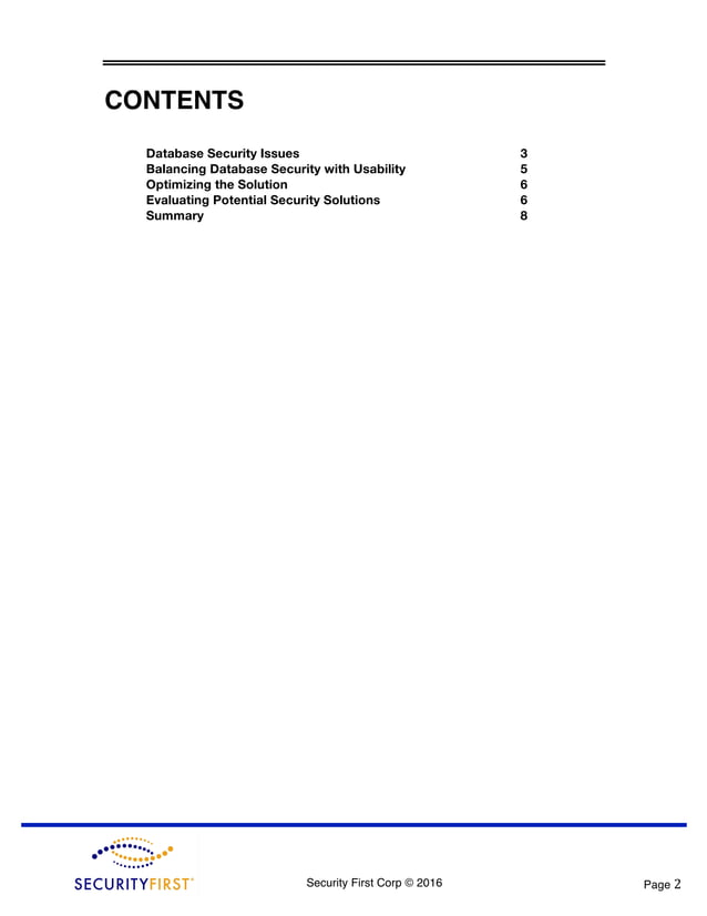 Choosing Encryption for Microsoft SQL Server | PDF
