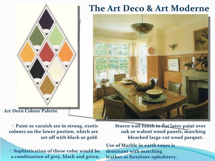 choosing materials in interior design for all centuries or periods