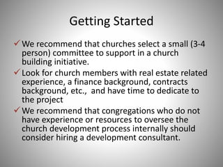 Church Property Development Choosing quality church building professionals | PPTX