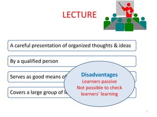 Choosing right teaching methods | PPTX