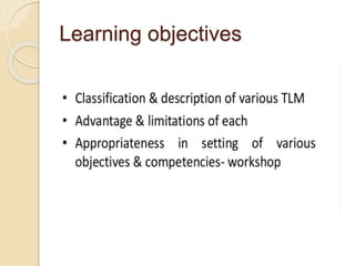 Choosing teaching learning method | PPTX