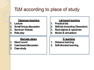 Choosing teaching learning method | PPTX