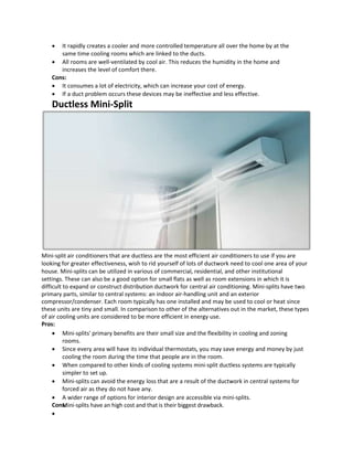 Choosing the Best AC for Your Home!.ppt | Home Appliances | Home & Garden