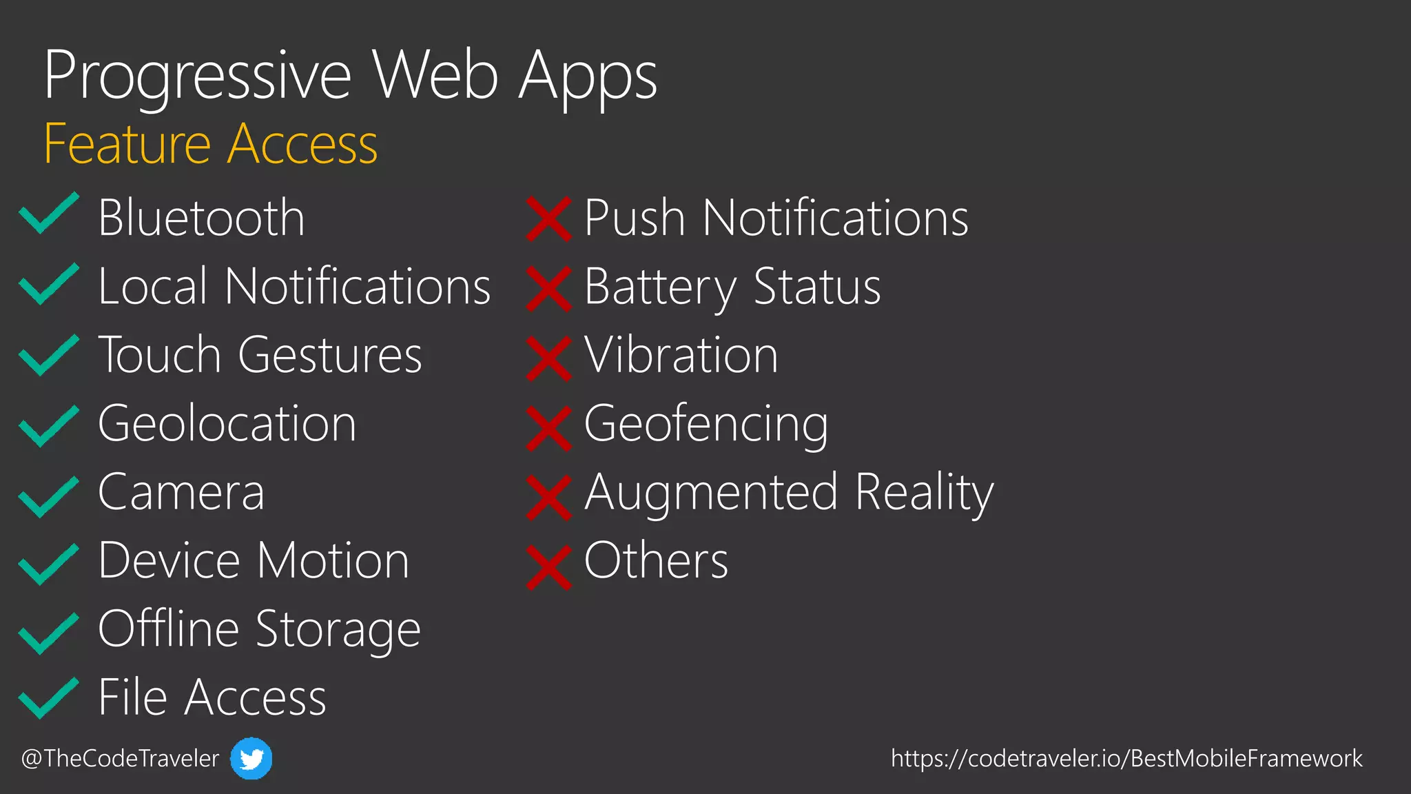 @TheCodeTraveler https://codetraveler.io/BestMobileFramework
 