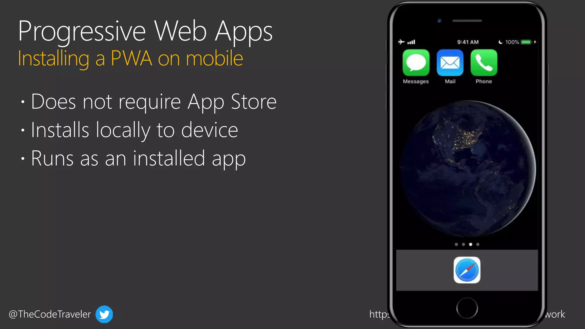 @TheCodeTraveler https://codetraveler.io/BestMobileFramework
 