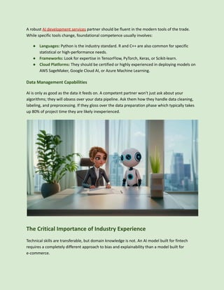 Building Scalable Solutions with AI Development Services | PDF