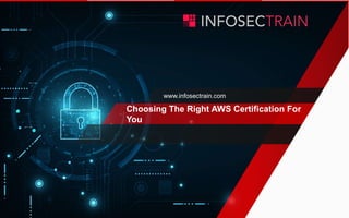 www.infosectrain.com
Choosing The Right AWS Certification For
You
 