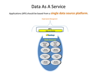 Key Ideas
Hadoop is the #1 distributed file system used for Big Data Projects
Hadoop is used as the shared data source pla...
