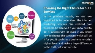 Choosing The Right Choice For SEO Services